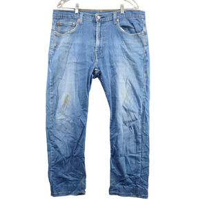 Levi's 502 Men's Jeans Blue Size 36x32 Acutal 38x27.5 Cotton Blend